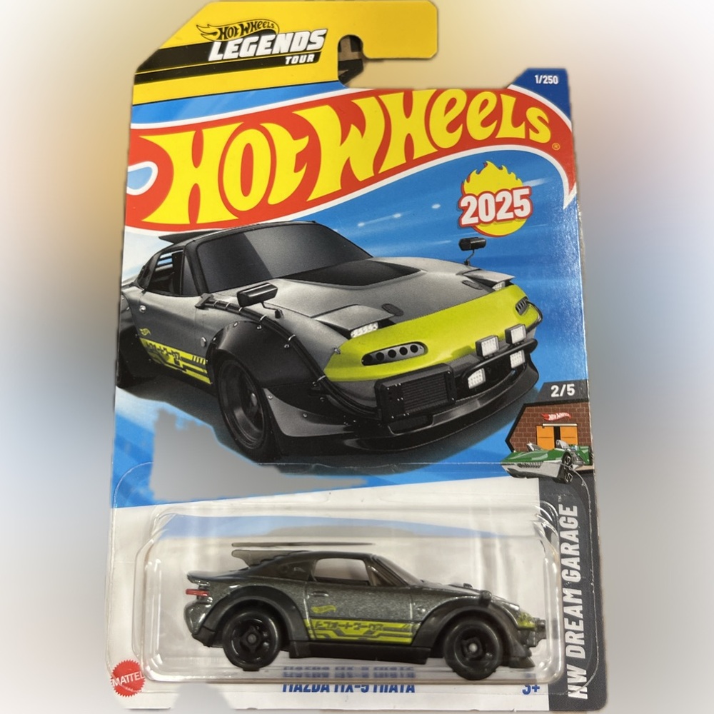Hot Wheels Legends Tour 2025 – Mazda MX-5 Miata (HW Dream Garage 2/5)